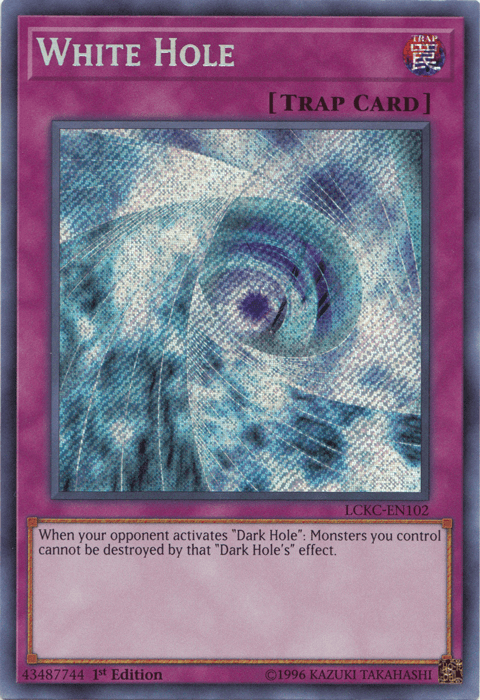 White Hole [LCKC-EN102] Secret Rare (ONLINE ORDER ONLY)