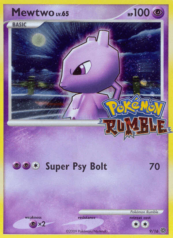 Mewtwo (9/16) [Pokémon Rumble] (Online Only)