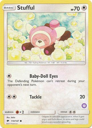 Stufful (110/147) (Deck Exclusive #12) [Sun & Moon: Trainer Kit - Alolan Sandslash] (Online Only)
