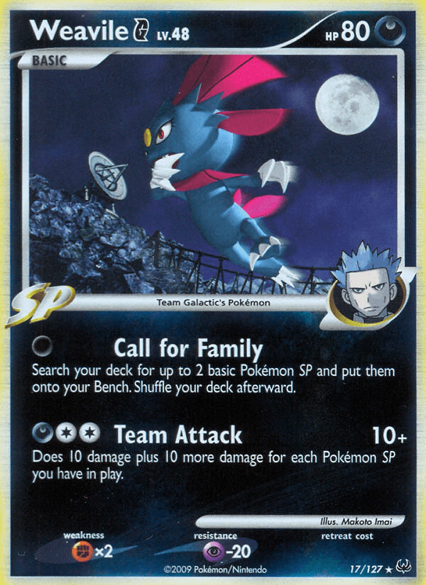 Weavile G (17/127) [Platinum: Base Set] (Online Only)