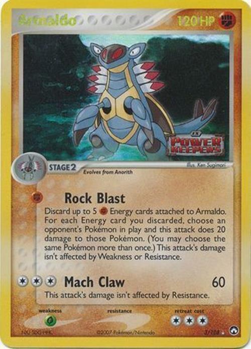 Armaldo (3/108) (Stamped) [EX: Power Keepers] (Online Only)