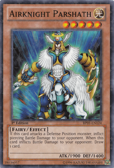 Airknight Parshath [BP01-EN124] Starfoil Rare (ONLINE ORDER ONLY)
