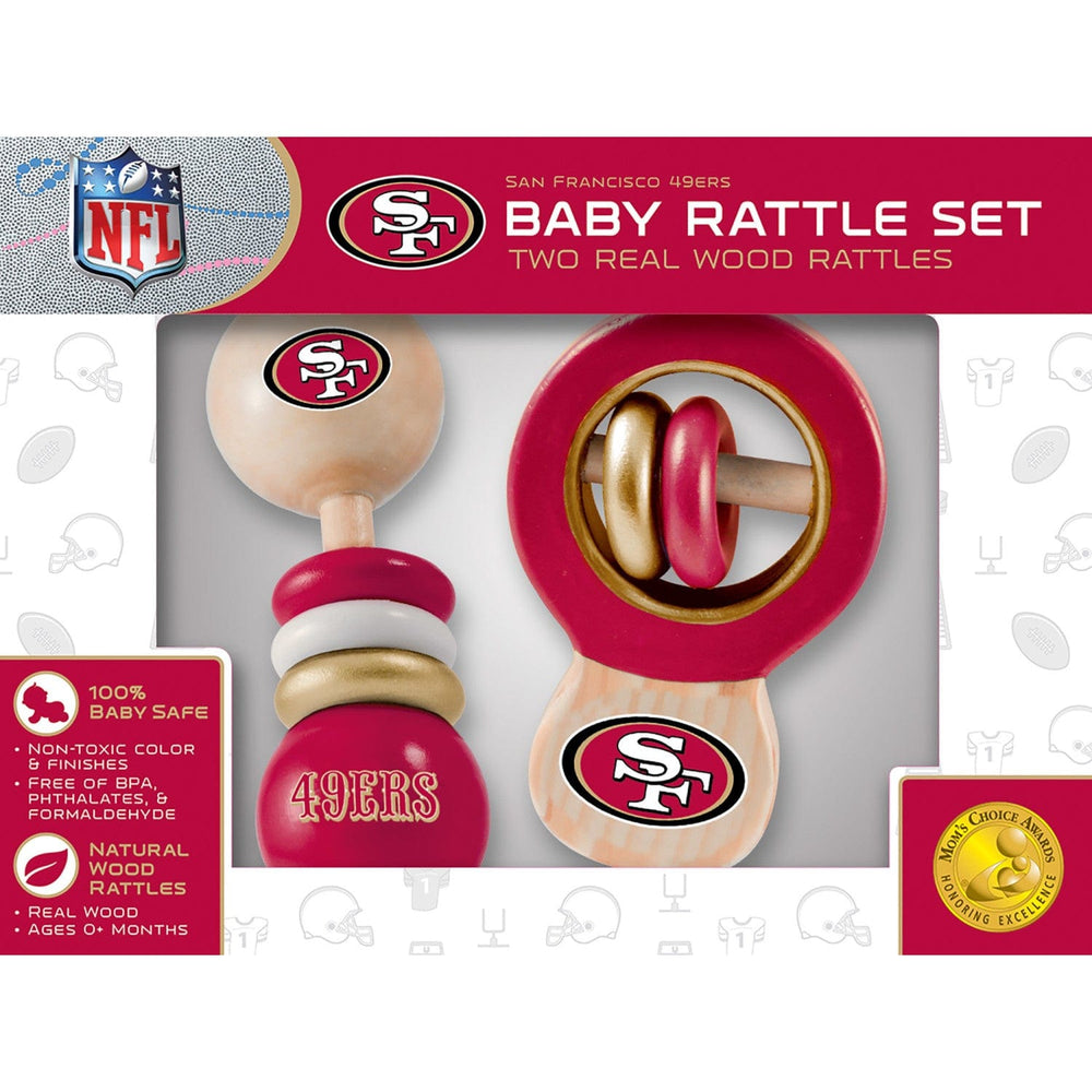 San Francisco 49ers - Baby Rattles 2-Pack (ONLINE ORDER ONLY)
