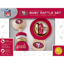 San Francisco 49ers - Baby Rattles 2-Pack (ONLINE ORDER ONLY)