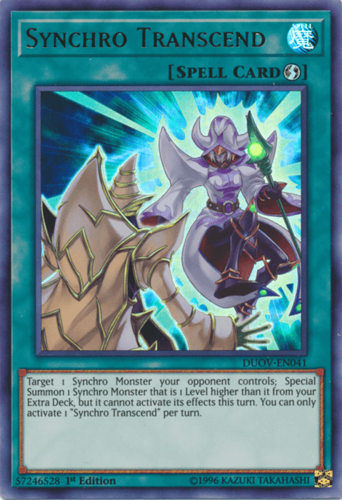 Synchro Transcend [DUOV-EN041] Ultra Rare (ONLINE ORDER ONLY)