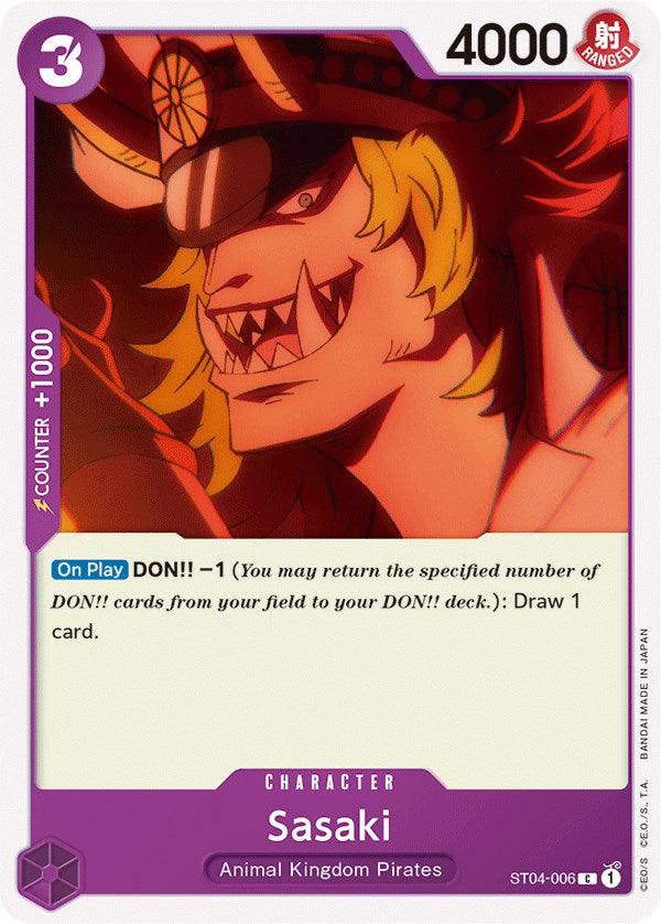 Sasaki [Starter Deck: Animal Kingdom Pirates] (ONLINE ORDER ONLY)