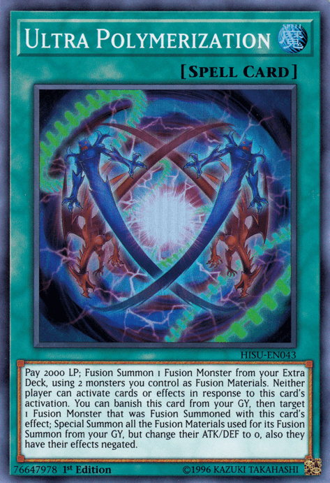 Ultra Polymerization [HISU-EN043] Super Rare (ONLINE ORDER ONLY)