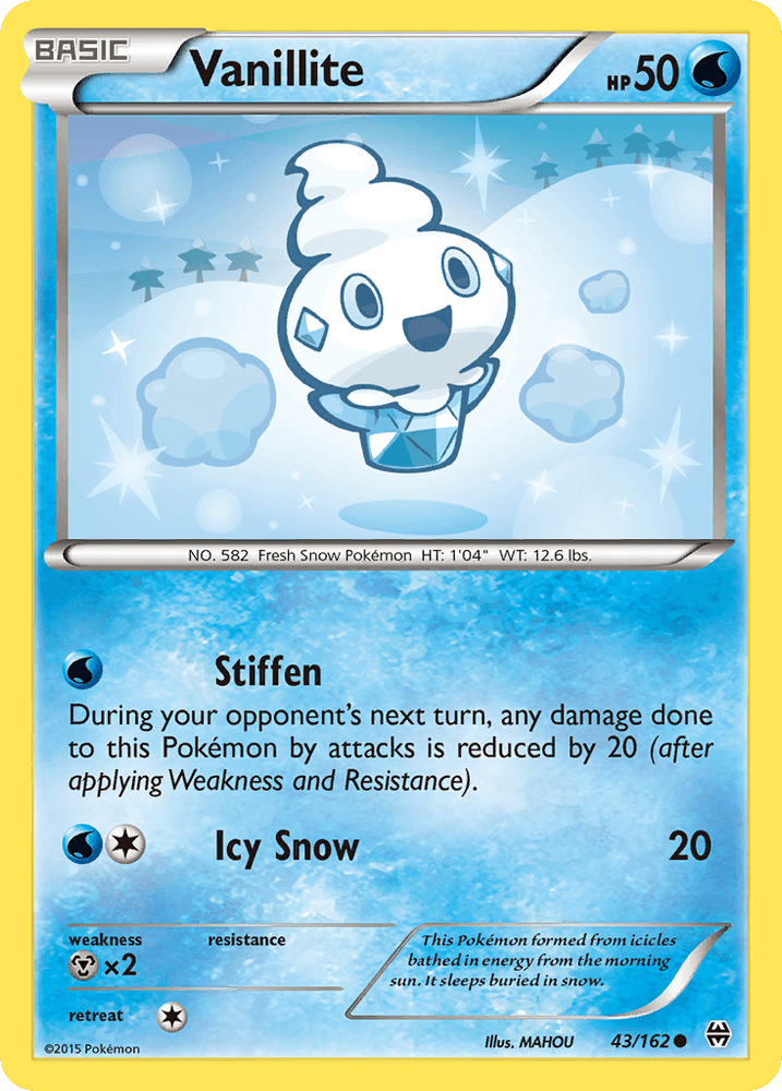 Vanillite (43/162) [XY: BREAKthrough] (Online Only)