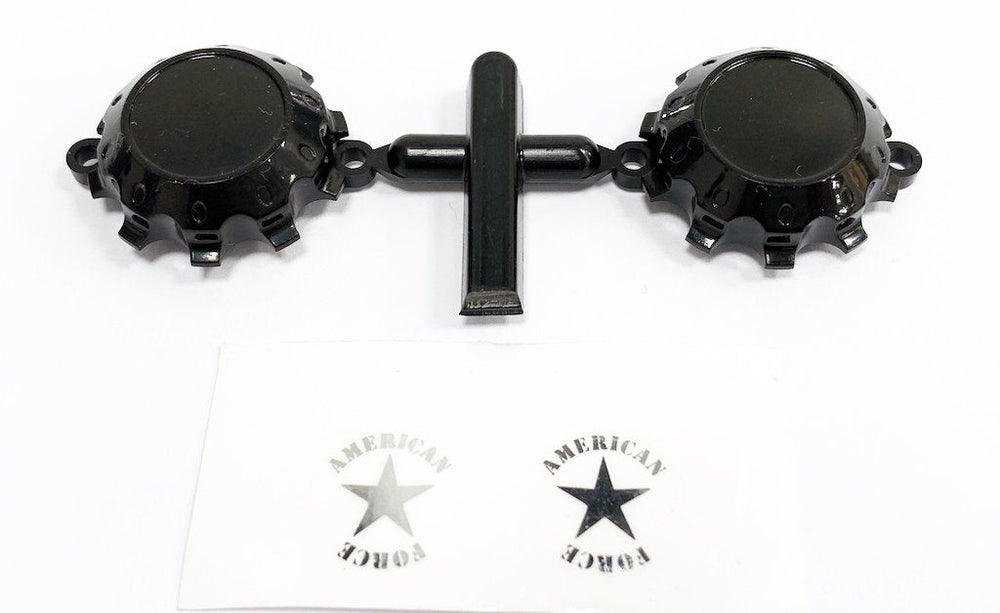 CEN Racing American Force H01 Contra Wheel Cap Black with Decal (ONLINE ORDER ONLY)