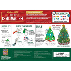 Light-Up Christmas Tree - 6" Plaster Paint Kit (ONLINE ORDER ONLY)