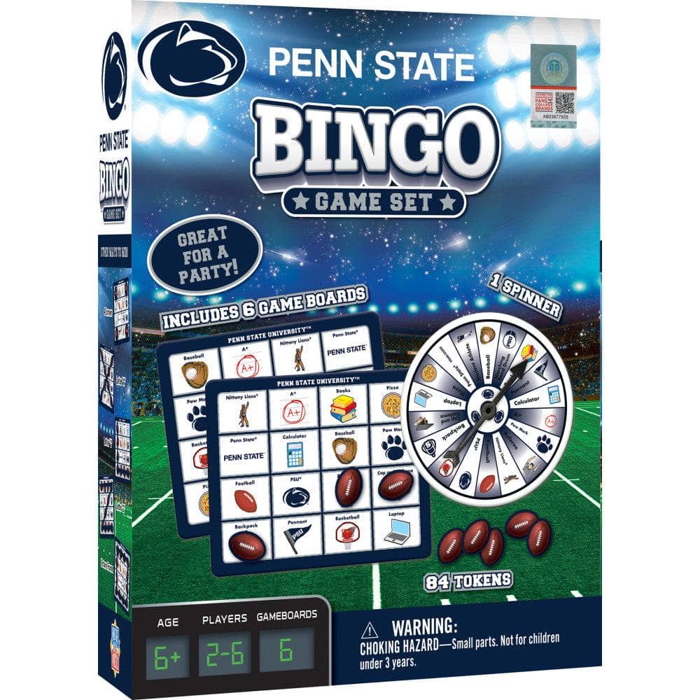 Penn State Nittany Lions NCAA Bingo Game (ONLINE ORDER ONLY)