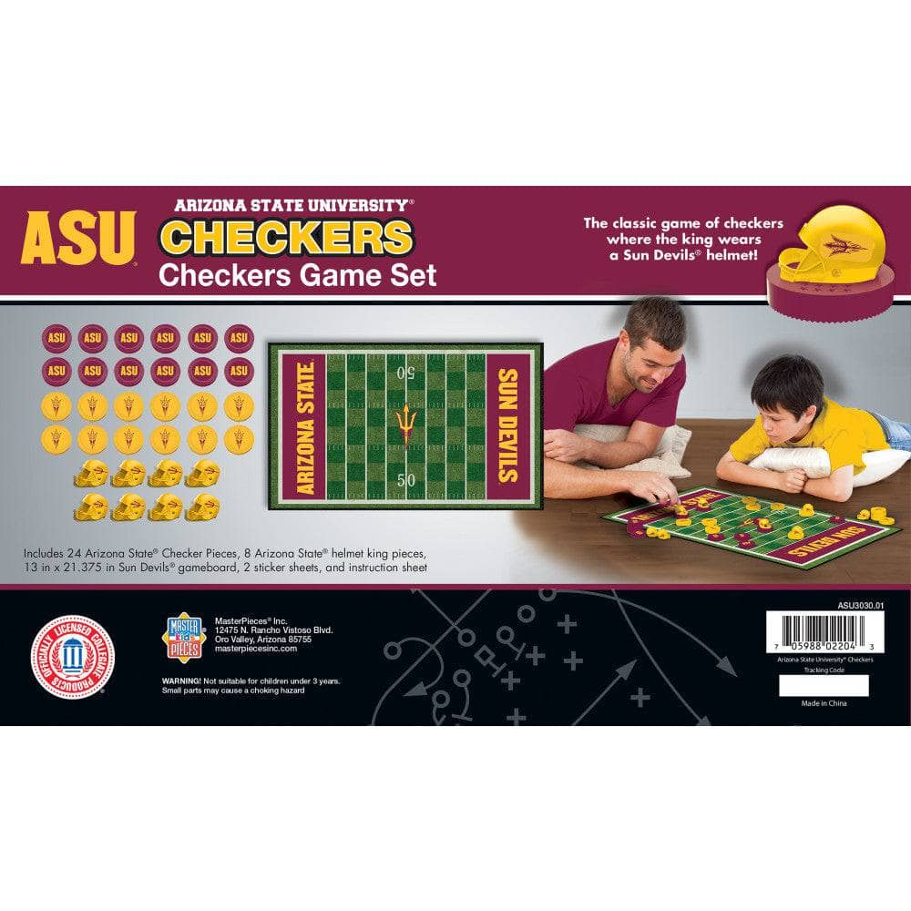 Arizona State Sun Devils Checkers Board Game (ONLINE ORDER ONLY)