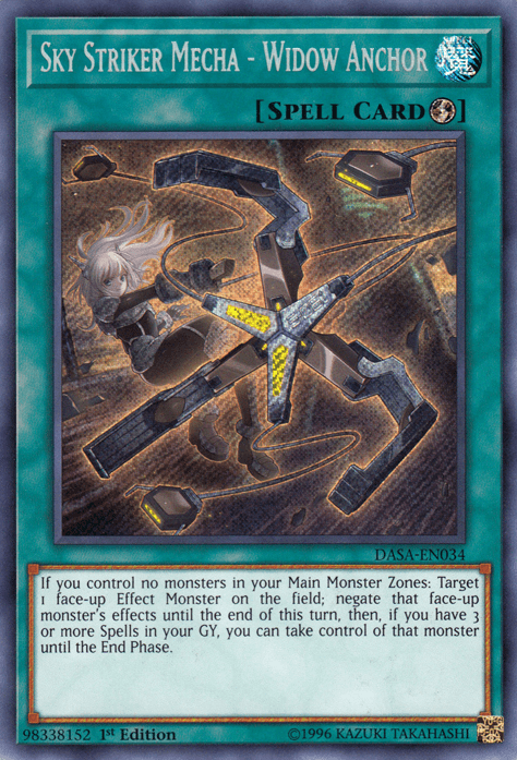 Sky Striker Mecha - Widow Anchor [DASA-EN034] Secret Rare (ONLINE ORDER ONLY)