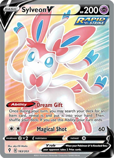 Sylveon V (183/203) [Sword & Shield: Evolving Skies] (Online Only)