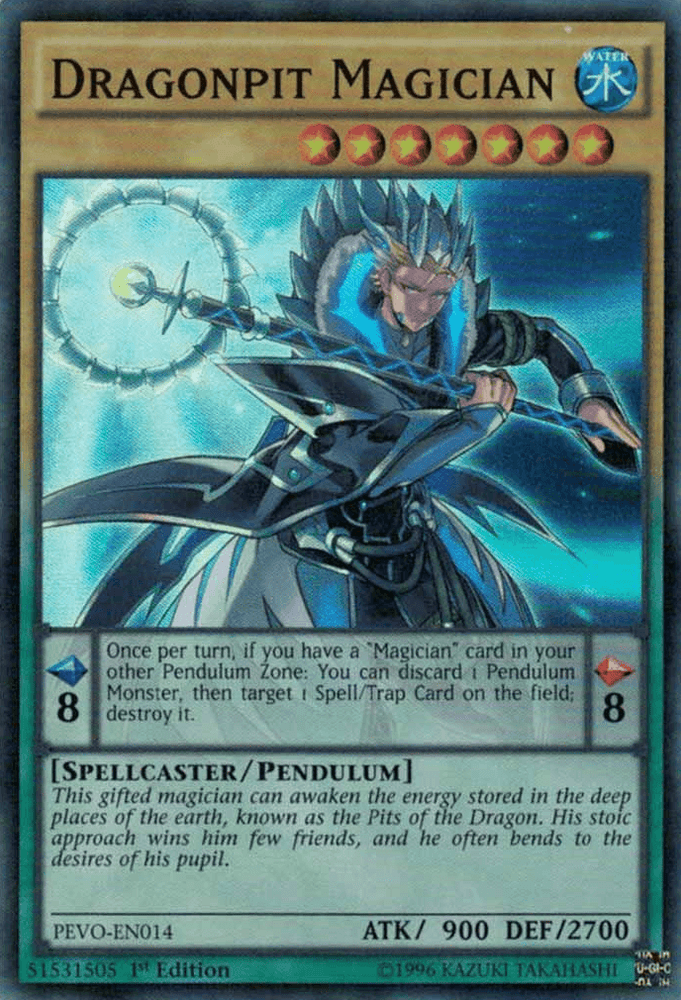 Dragonpit Magician [PEVO-EN014] Super Rare (ONLINE ORDER ONLY)