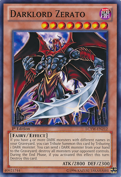 Darklord Zerato [LCYW-EN212] Common (ONLINE ORDER ONLY)