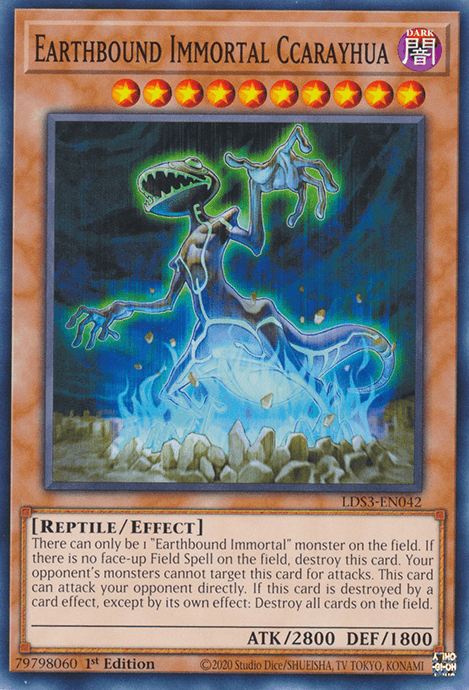 Earthbound Immortal Ccarayhua [LDS3-EN042] Common (ONLINE ORDER ONLY)