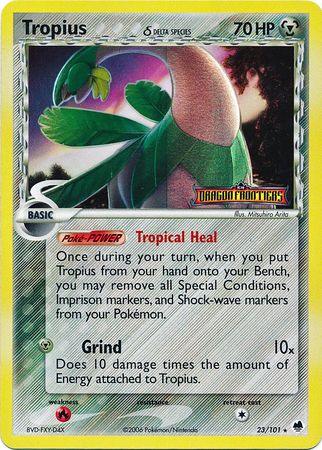 Tropius (23/101) (Delta Species) (Stamped) [EX: Dragon Frontiers] (Online Only)
