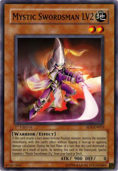 Mystic Swordsman LV2 [SD5-EN013] Common (ONLINE ORDER ONLY)