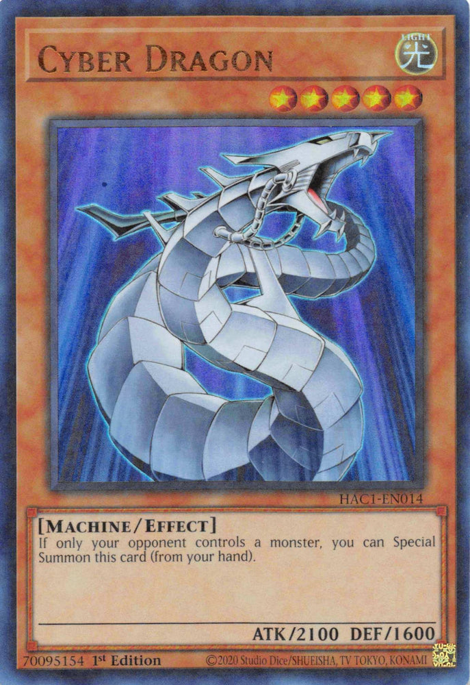 Cyber Dragon (Duel Terminal) [HAC1-EN014] Parallel Rare (ONLINE ORDER ONLY)