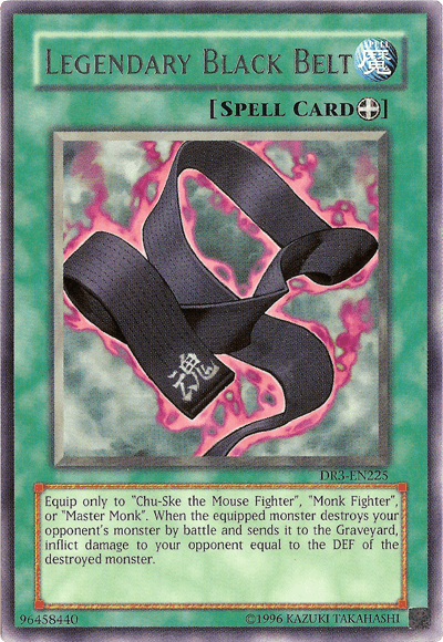 Legendary Black Belt [DR3-EN225] Rare (ONLINE ORDER ONLY)