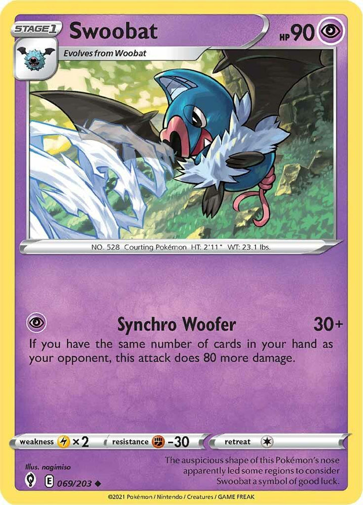 Swoobat (069/203) [Sword & Shield: Evolving Skies] (Online Only)