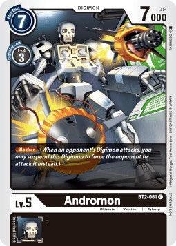 Andromon [BT2-061] (Double Diamond Pre-Release) [Release Special Booster Promos] (ONLINE ORDER ONLY)
