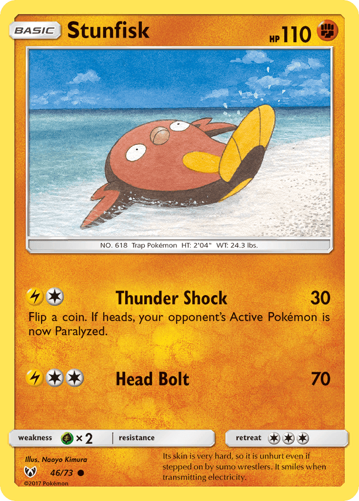 Stunfisk (46/73) [Sun & Moon: Shining Legends] (Online Only)