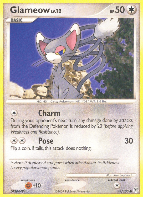 Glameow (83/130) [Diamond & Pearl: Base Set] (Online Only)