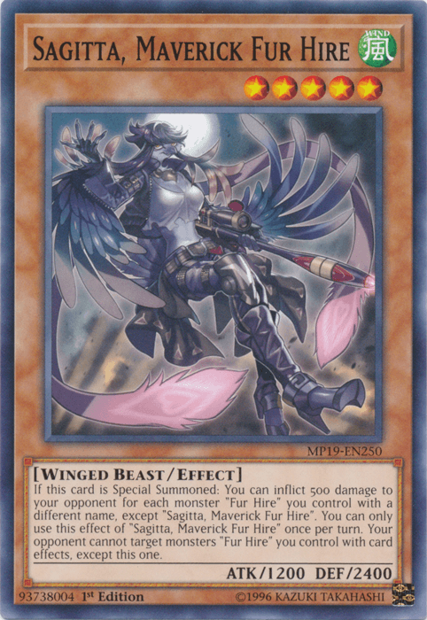 Sagitta, Maverick Fur Hire [MP19-EN250] Common (ONLINE ORDER ONLY)