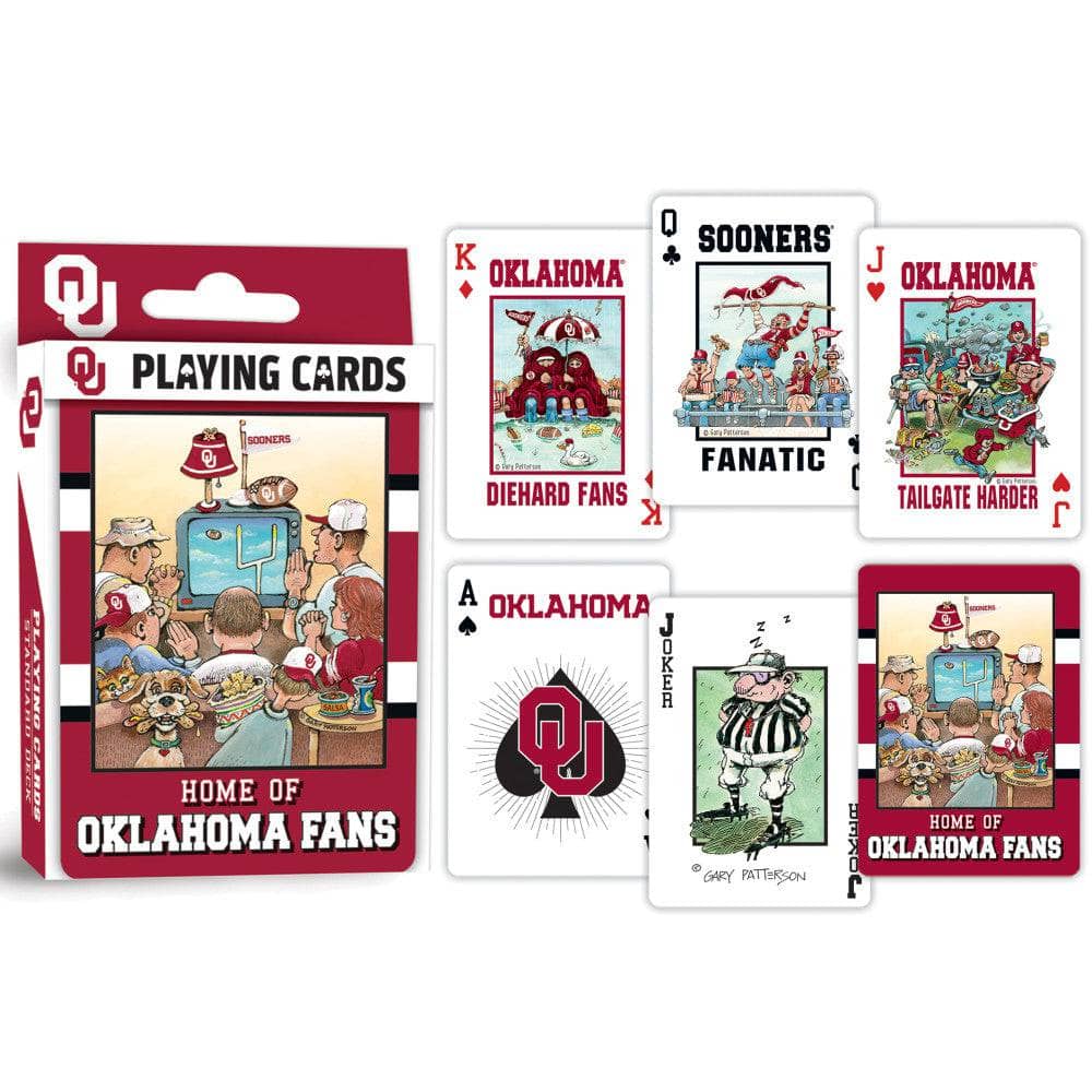 Oklahoma Sooners Fan Deck Playing Cards - 54 Card Deck (ONLINE ORDER ONLY)