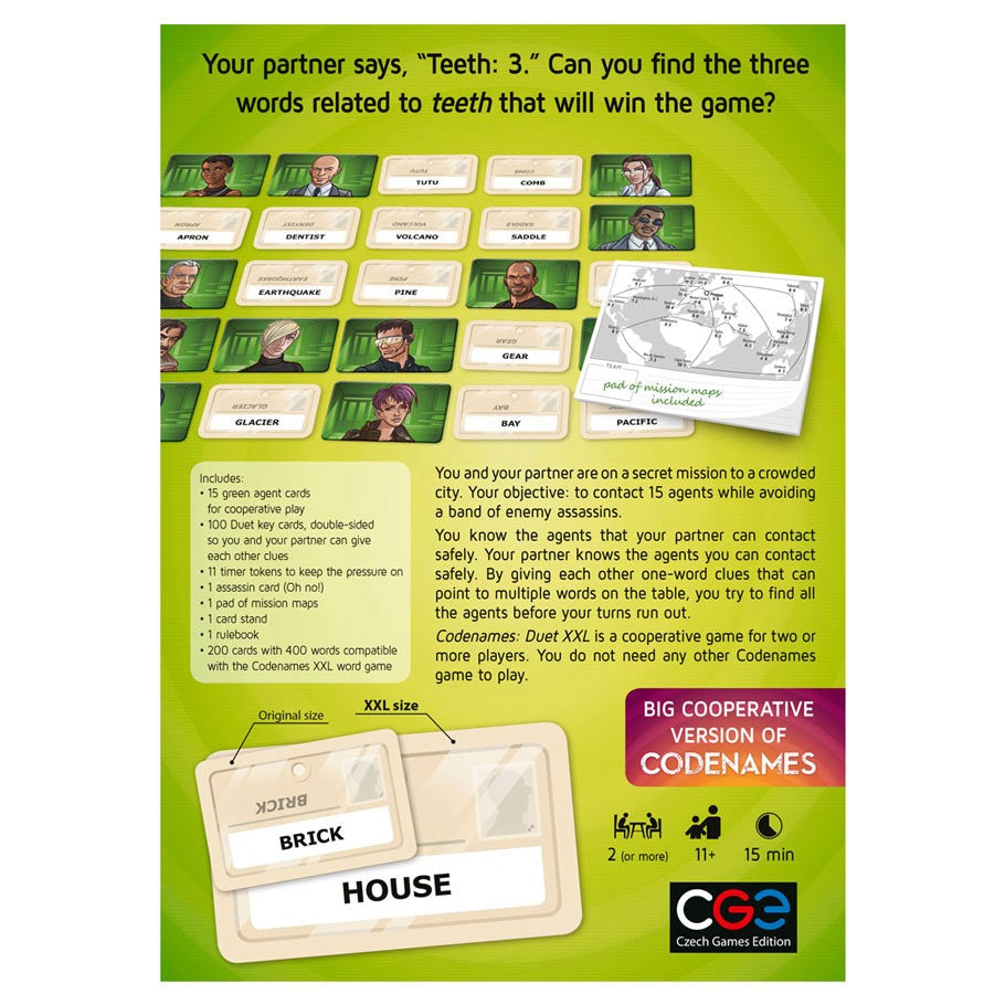 Codenames: Duet XXL (ONLINE ORDER ONLY)