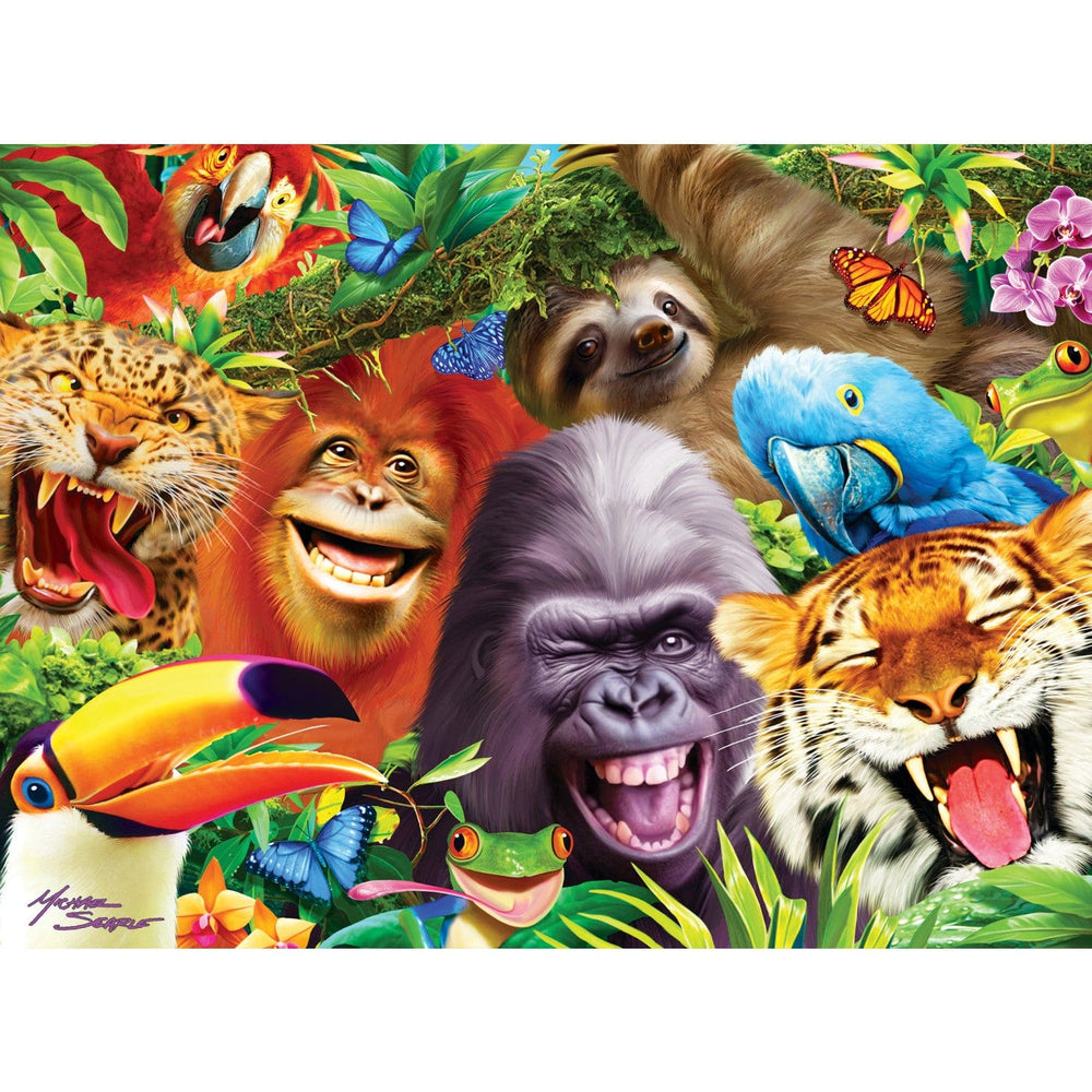 Selfies - Jungle Friends 200 Piece Jigsaw Puzzle
