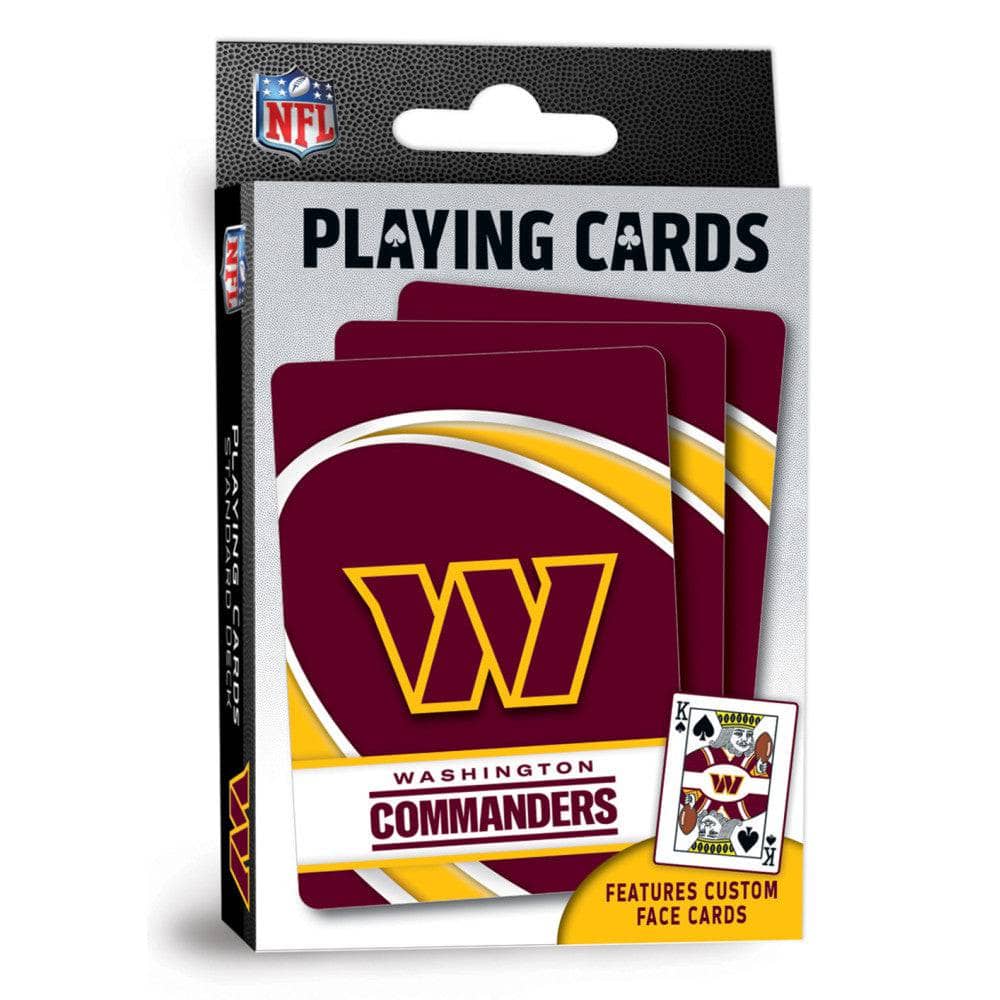 Washington Commanders Playing Cards - 54 Card Deck (ONLINE ORDER ONLY)