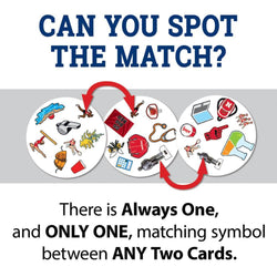 Nebraska Cornhuskers Spot It! Card Game (ONLINE ORDER ONLY)