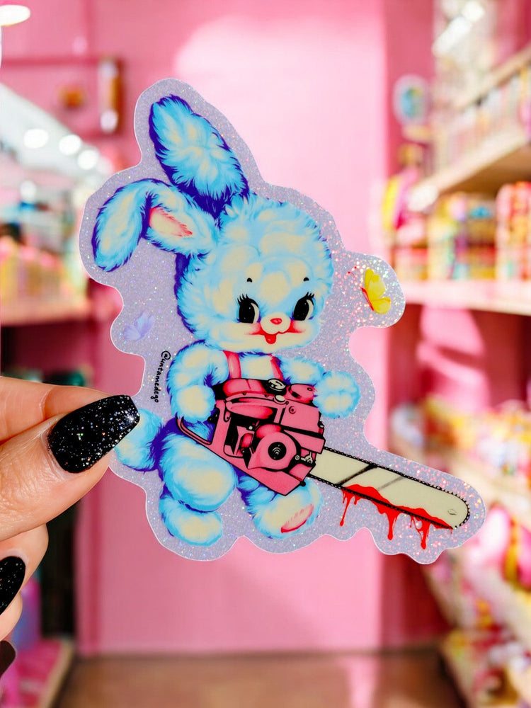 Lola The Chainsaw Rage Bunny Sticker (Online Order Only)