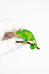 Chameleon Enamel Pin (Online Order Only)