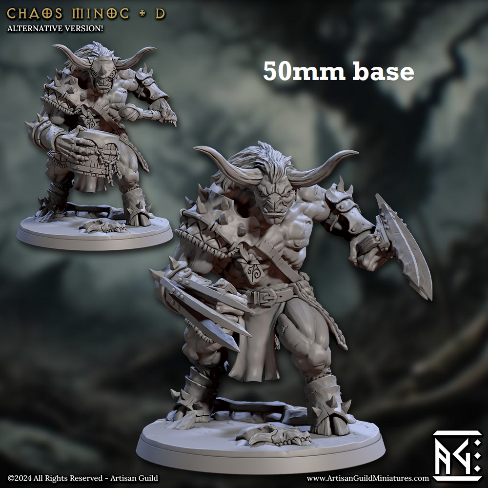 Chaos Minoc - Sculpt D (Minotaur) (Online Order Only)