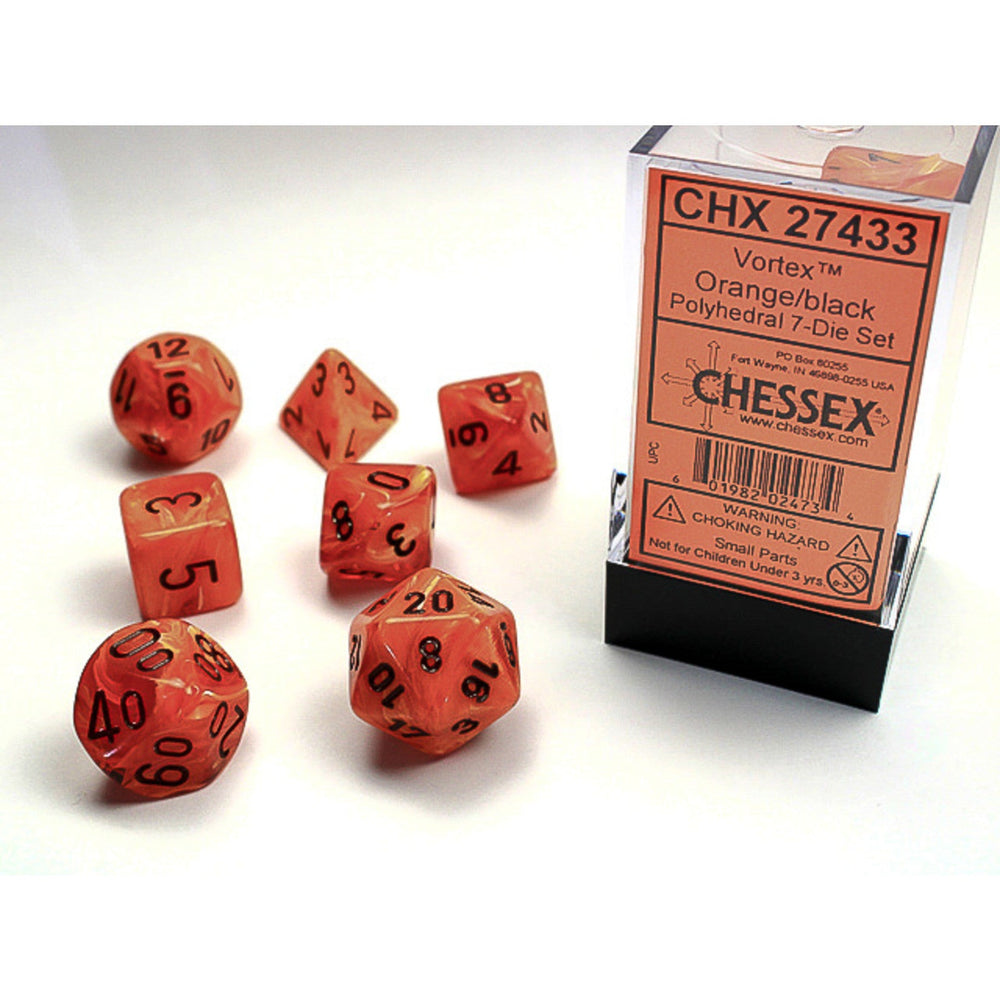 CHESSEX: POLYHEDRAL Vortex DICE SETS (Online Order Only)