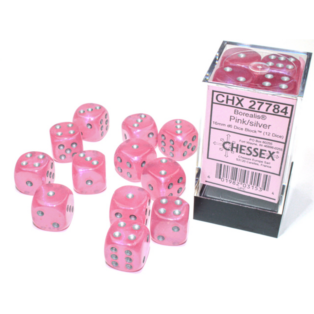 Chessex: D6 Borealis™ Dice Set - 16mm (Online Order Only)