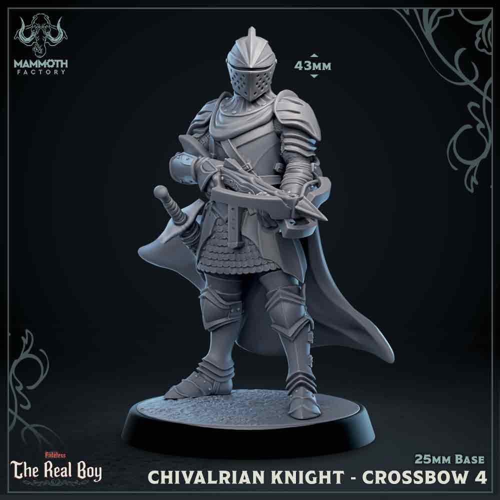 Chivalrian Knight with Crossbow 4 (Paladin) (Online Order Only)