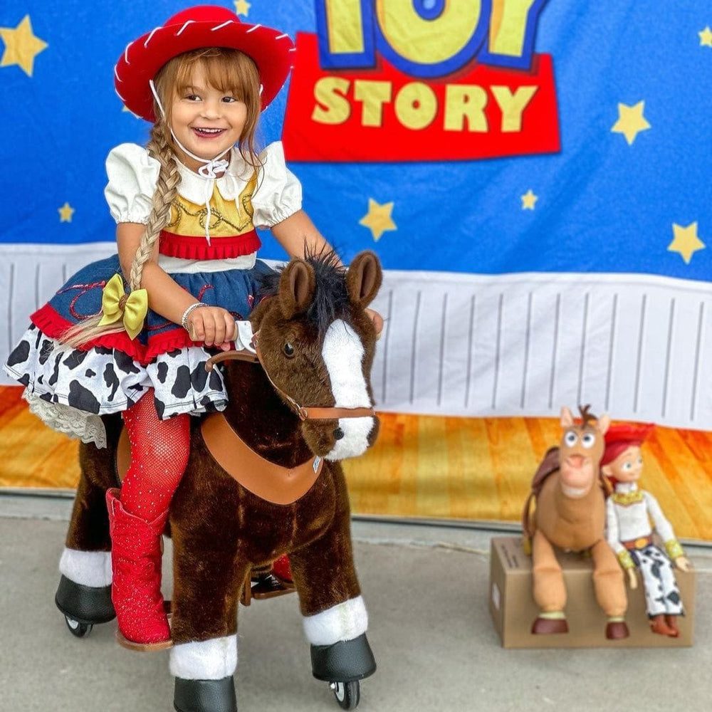 Model U Ride On Horse Toy Age 3-4 Chocolate (ONLINE ORDER ONLY)
