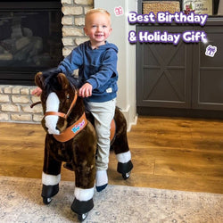 Model U Riding Horse Toy Age 4-7 Chocolate (ONLINE ORDER ONLY)