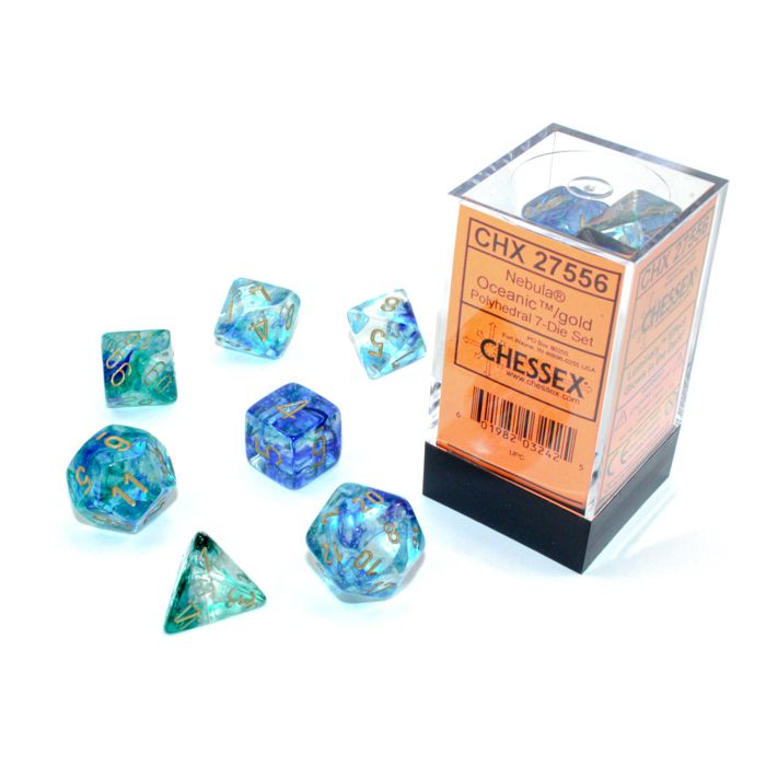 7-Set Cube Luminary Nebula Oceanic with Gold (ONLINE ORDER ONLY)