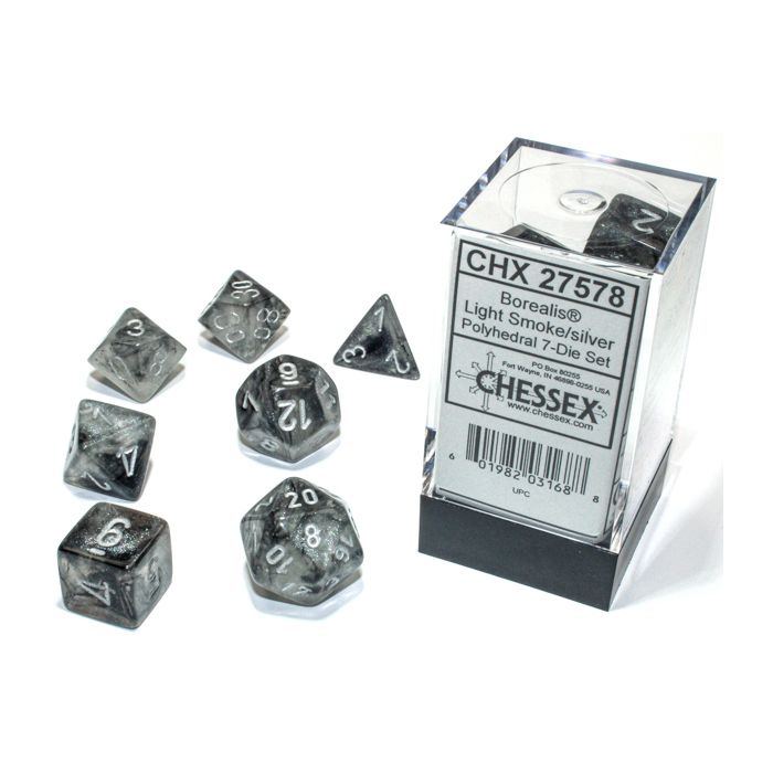 7-Set Cube Borealis Luminary Light Smoke with Silver (ONLINE ORDER ONLY)