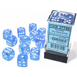 Chessex: D6 Borealis™ Dice Set - 16mm (Online Order Only)