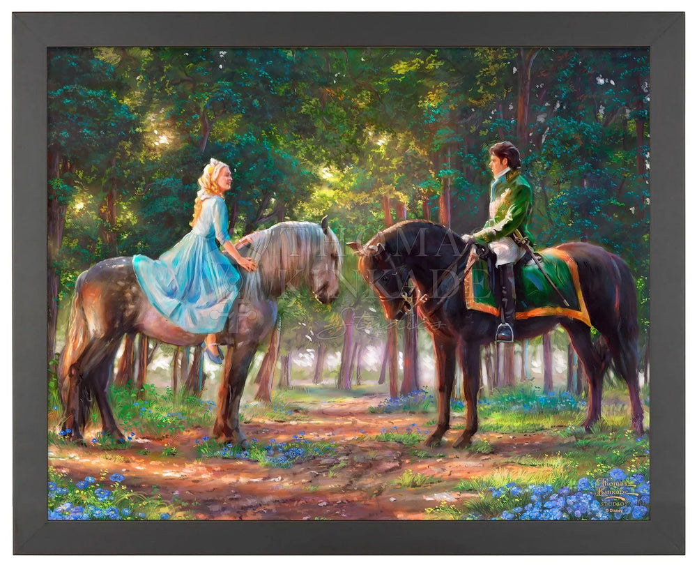 Cinderella "Romance Awakens" Thomas Kinkade Framed Art Print (ONLINE ORDER ONLY)