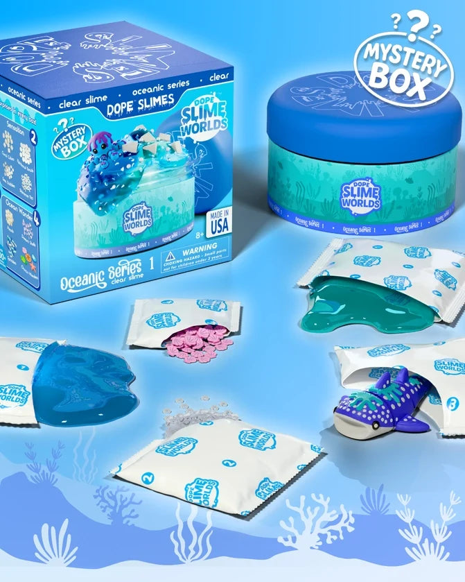 Dope Slime Worlds: Oceanic Series 1 - Clear Slime (ONLINE ORDER ONLY)