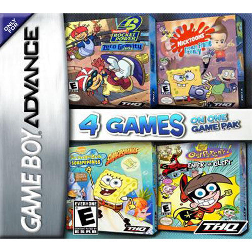 Nickelodeon Four Game Pack: Volume 2 (Gameboy Advance) (ONLINE ORDER ONLY)
