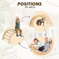 Climbing Arch + Cushion - Montessori Climbers for Toddlers (ONLINE ORDER ONLY)